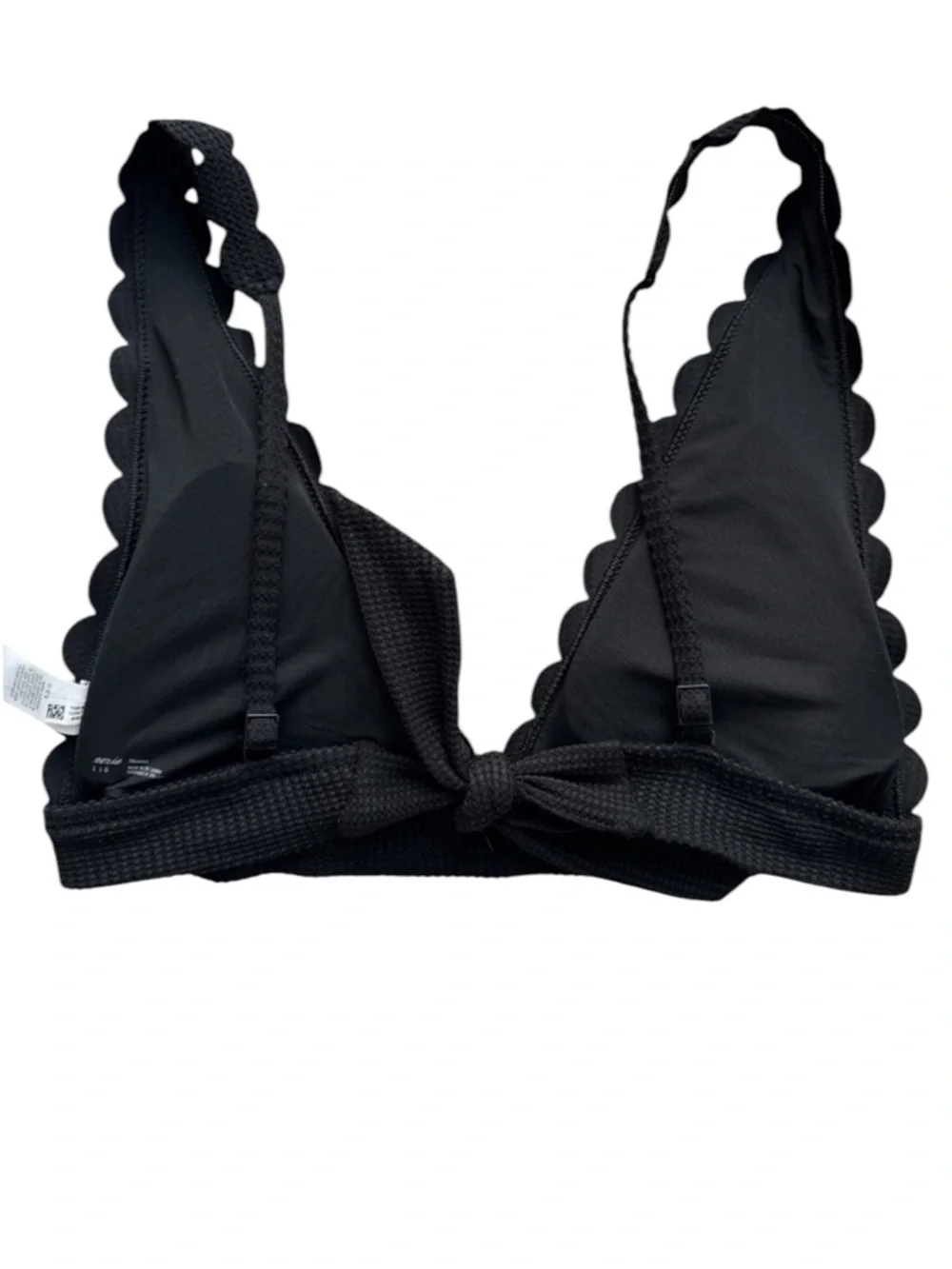 Aerie Triangle Black Bikini Top Size Large